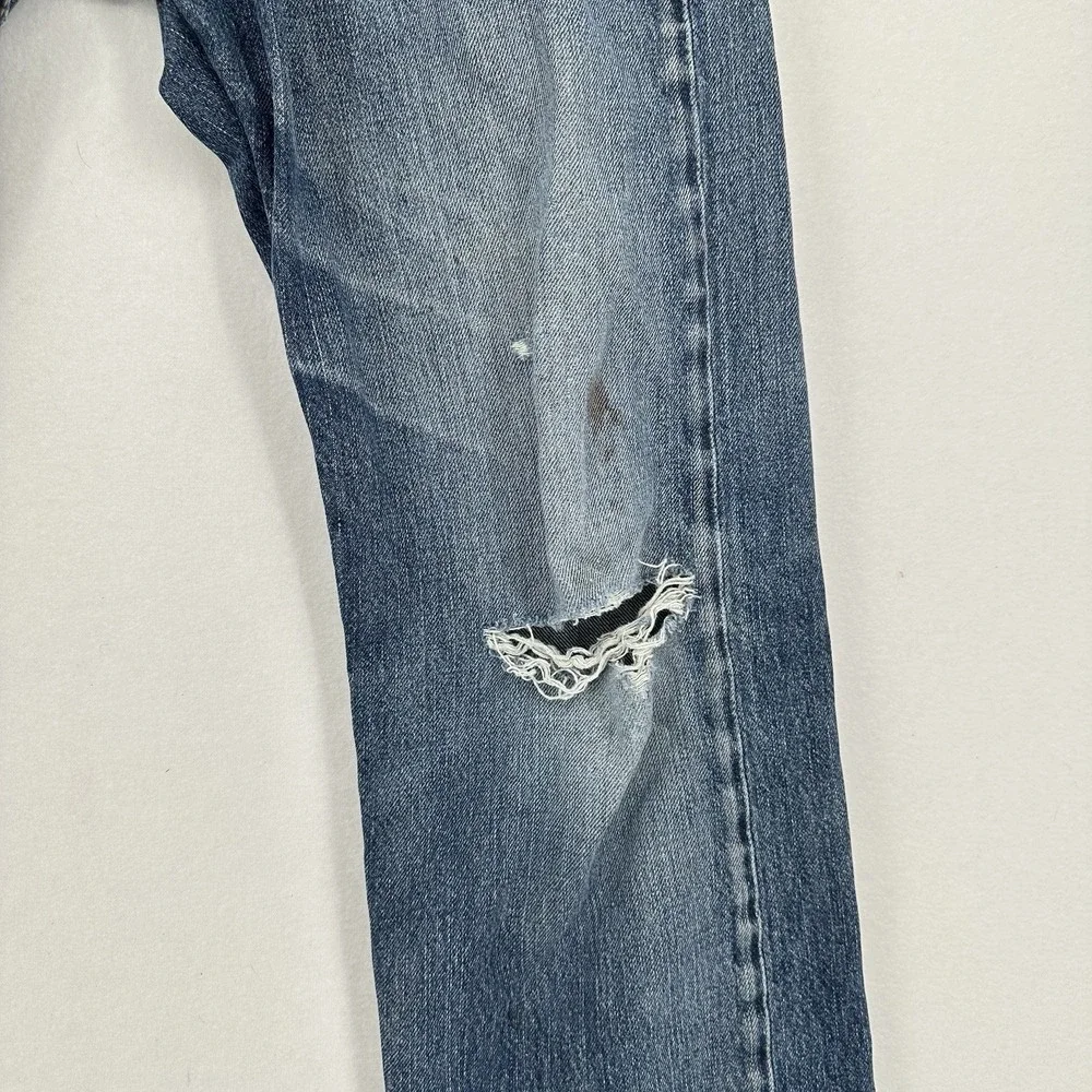 Polo Ralph Lauren Selvedge Jeans Mens 32x32 Blue 100% Cotton Hampton‎ Straight
